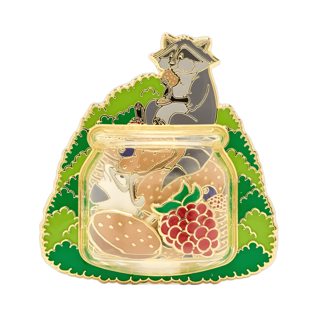 Meeko and Percy & Snacks Disney pin