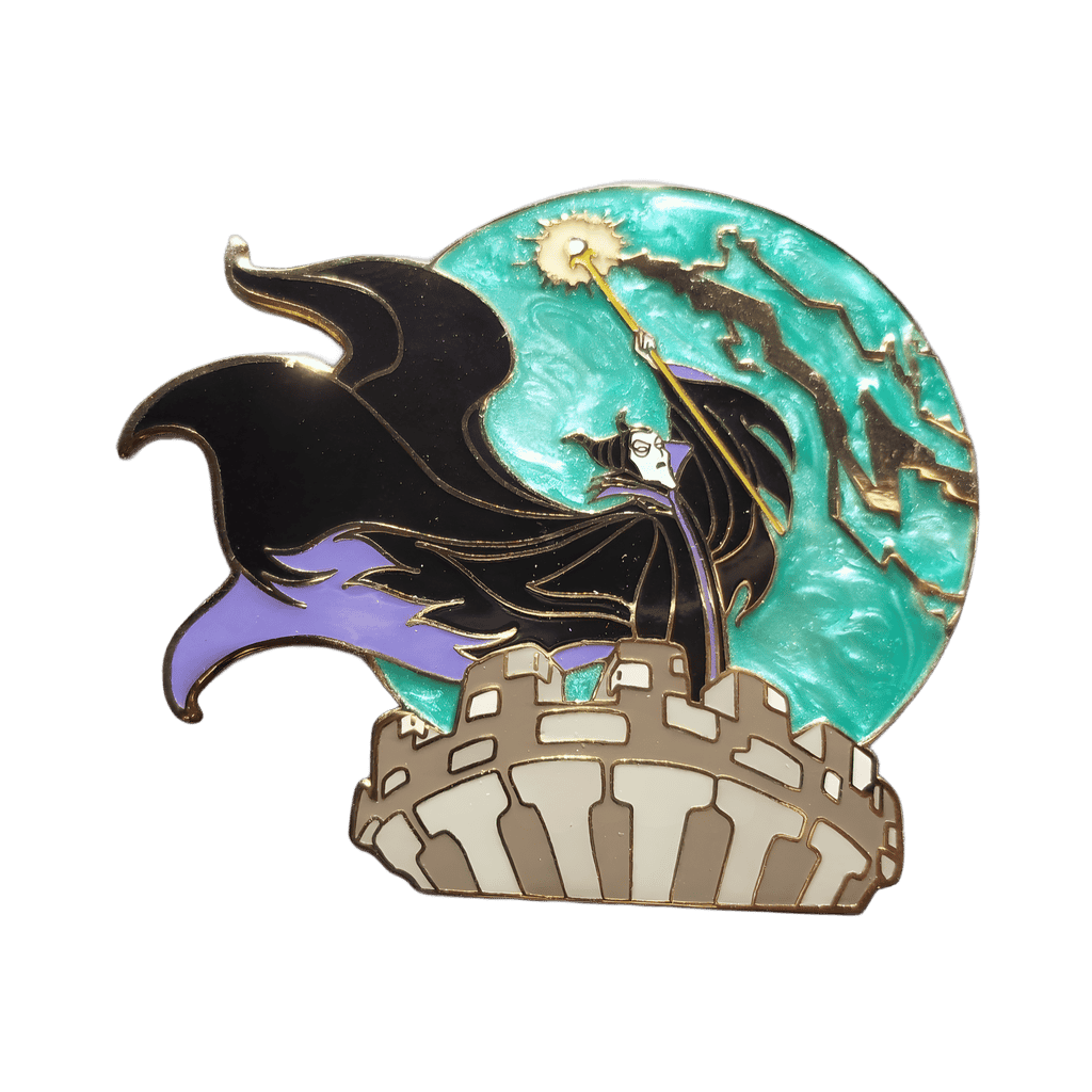 Maleficent Lightning Disney pin