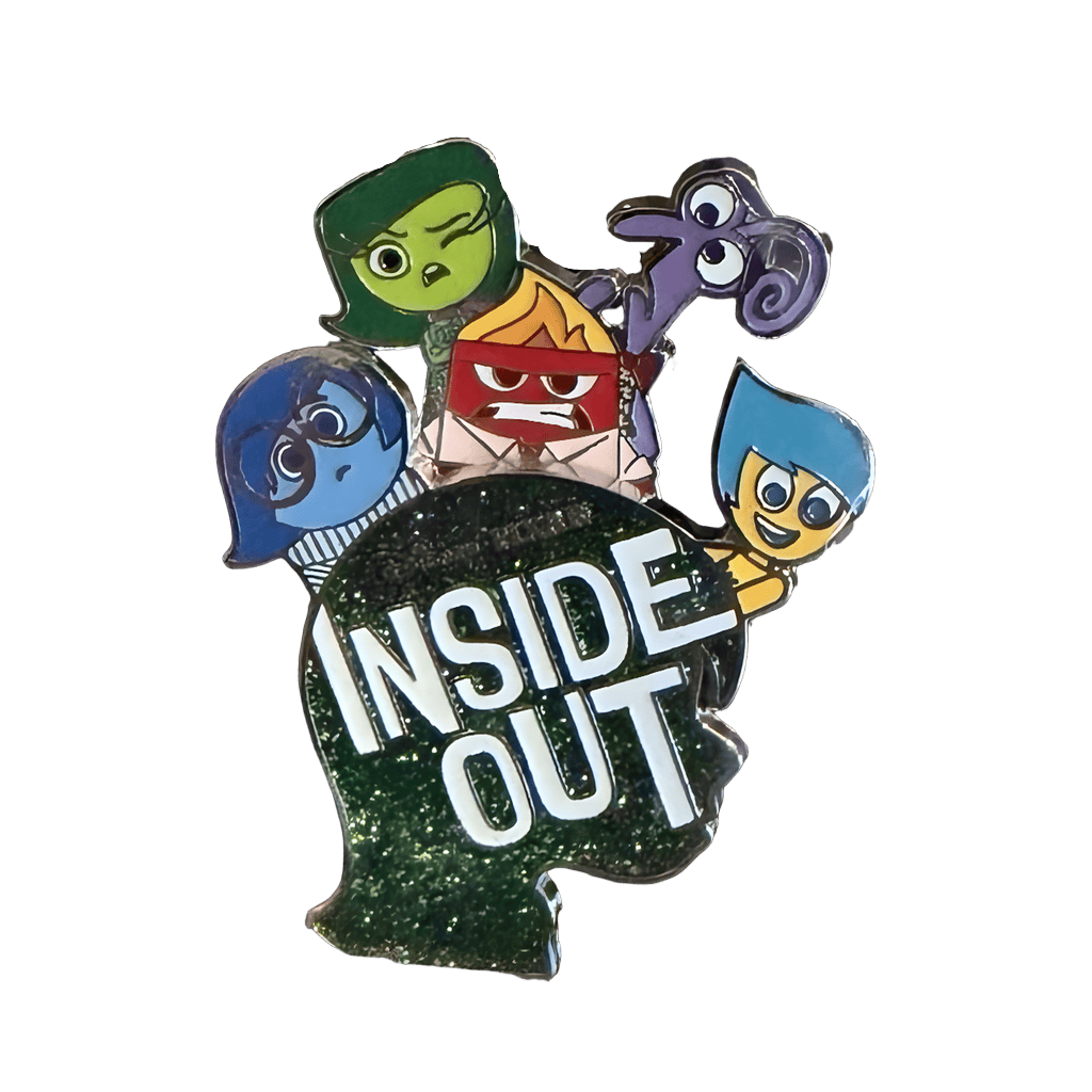Joy, Sadness, Fear, Anger, and Disgust Disney pin