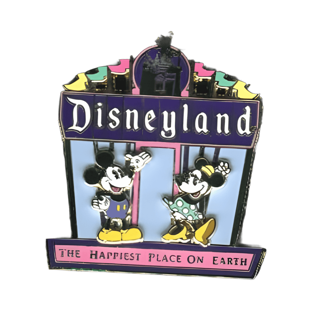 Mickey and Minnie with 1989 Marquee Disney pin