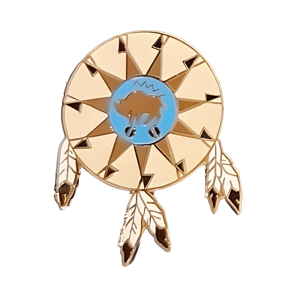Frontierland Native Village Disney pin