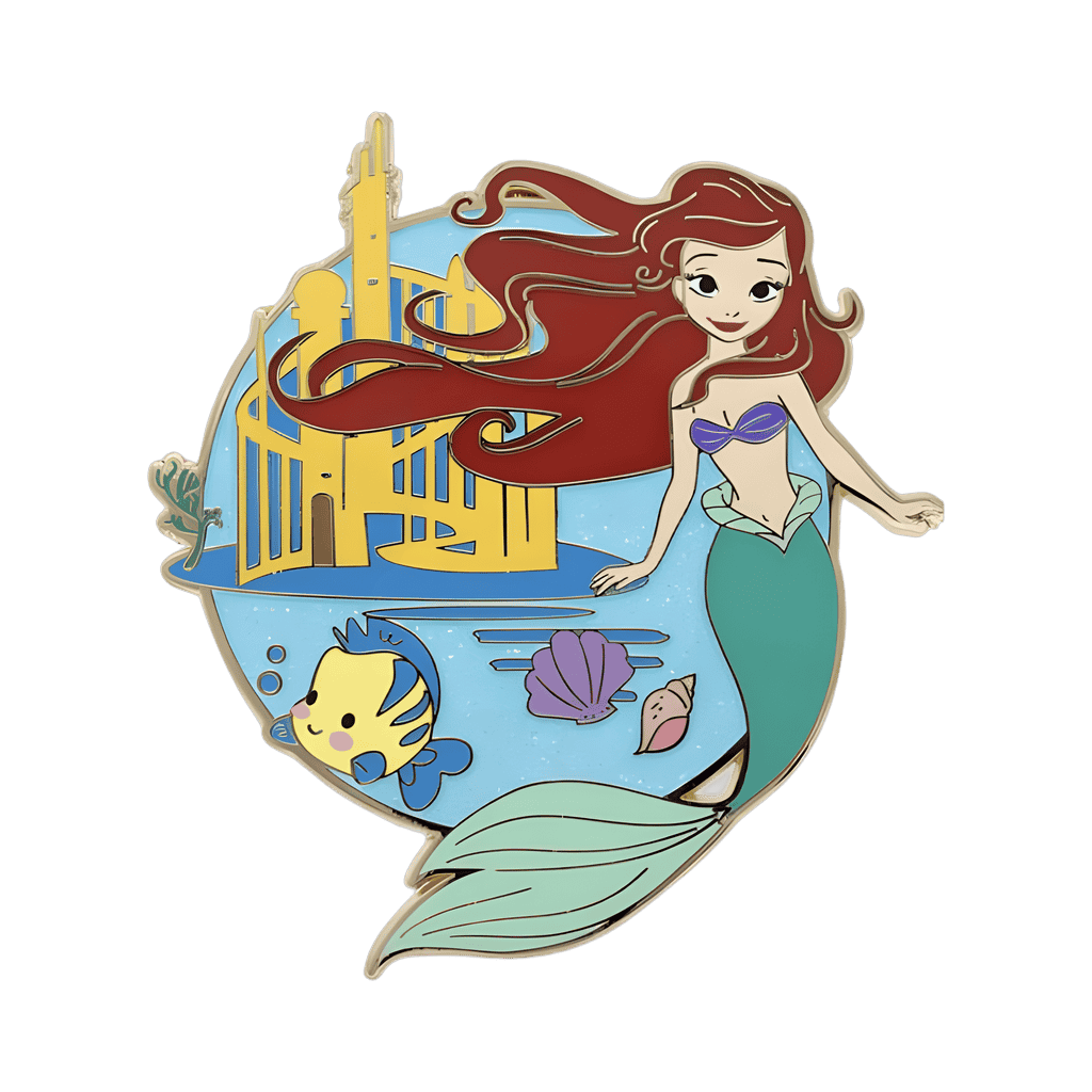 Ariel Glitter Chaser Disney pin