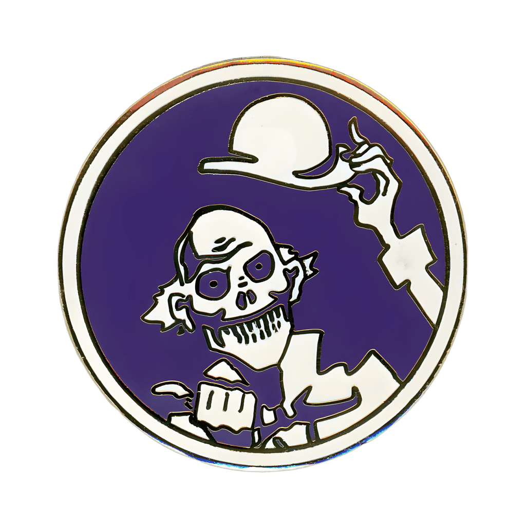 Ezra in a Purple Circle Disney pin