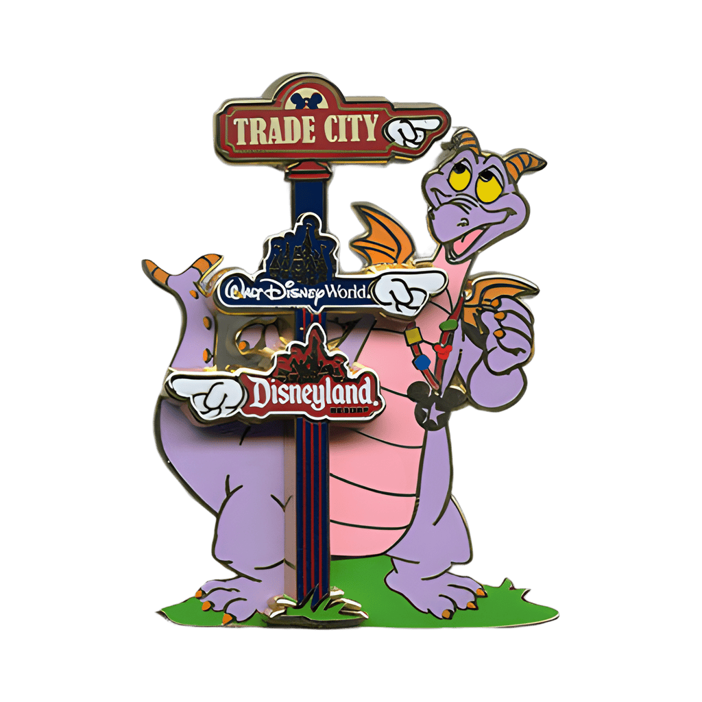 Figment Directional Sign Disney pin