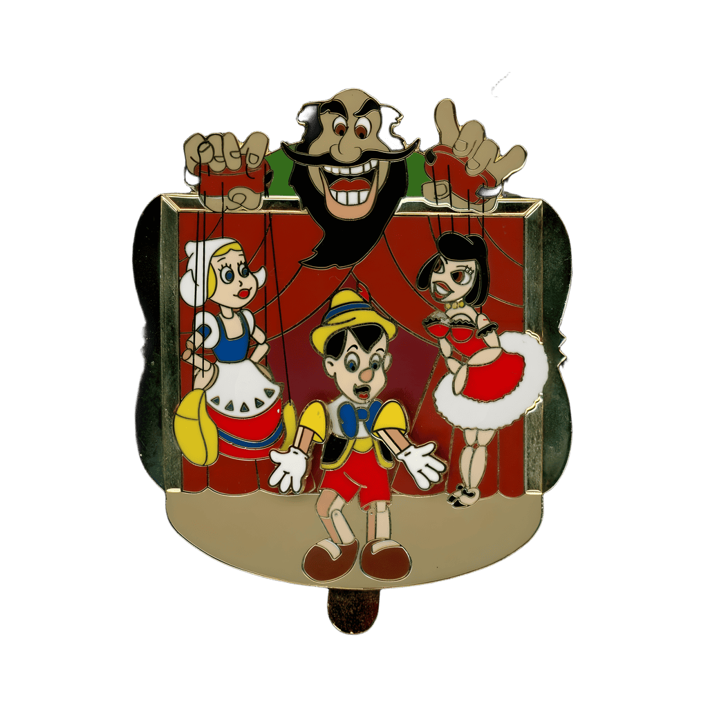 Stromboli and Puppets Disney pin