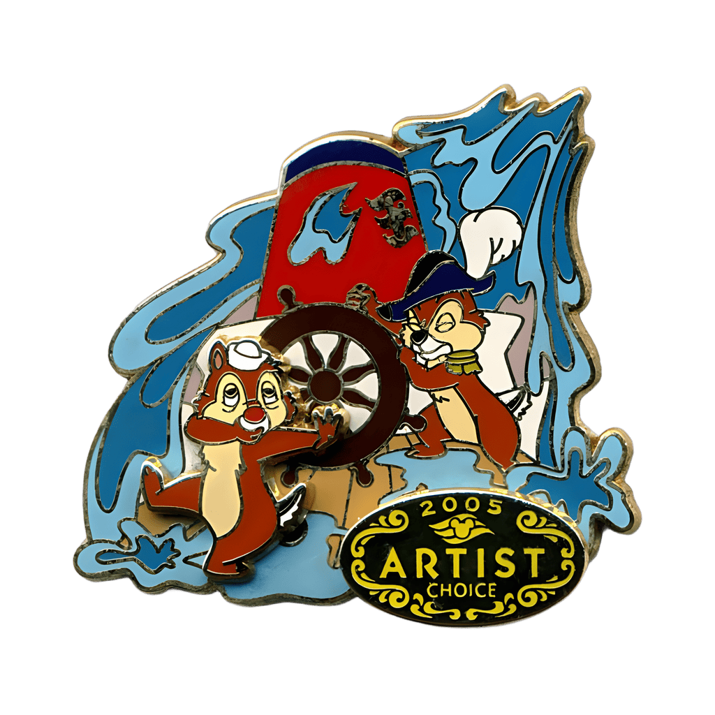 Chip & Dale on Rough Seas! Disney pin