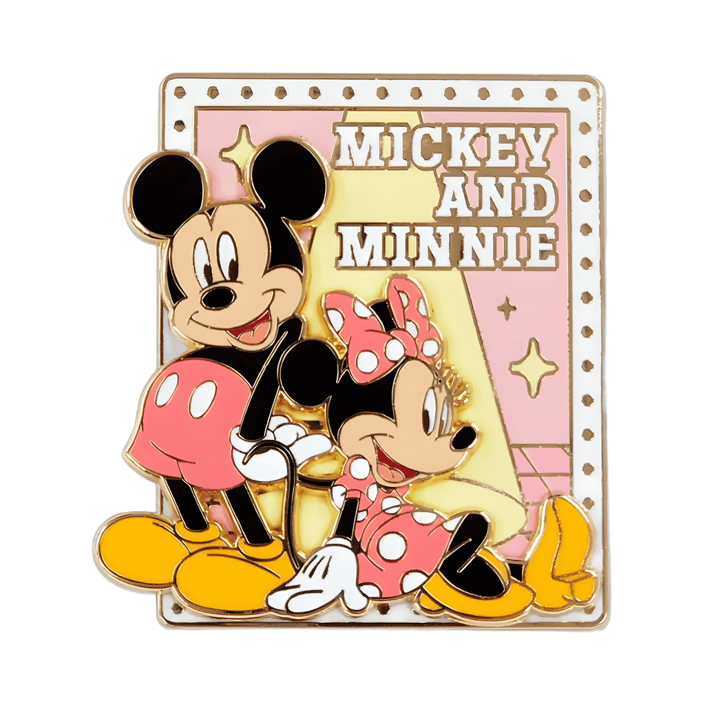 Mickey and Minnie Mouse Disney pin
