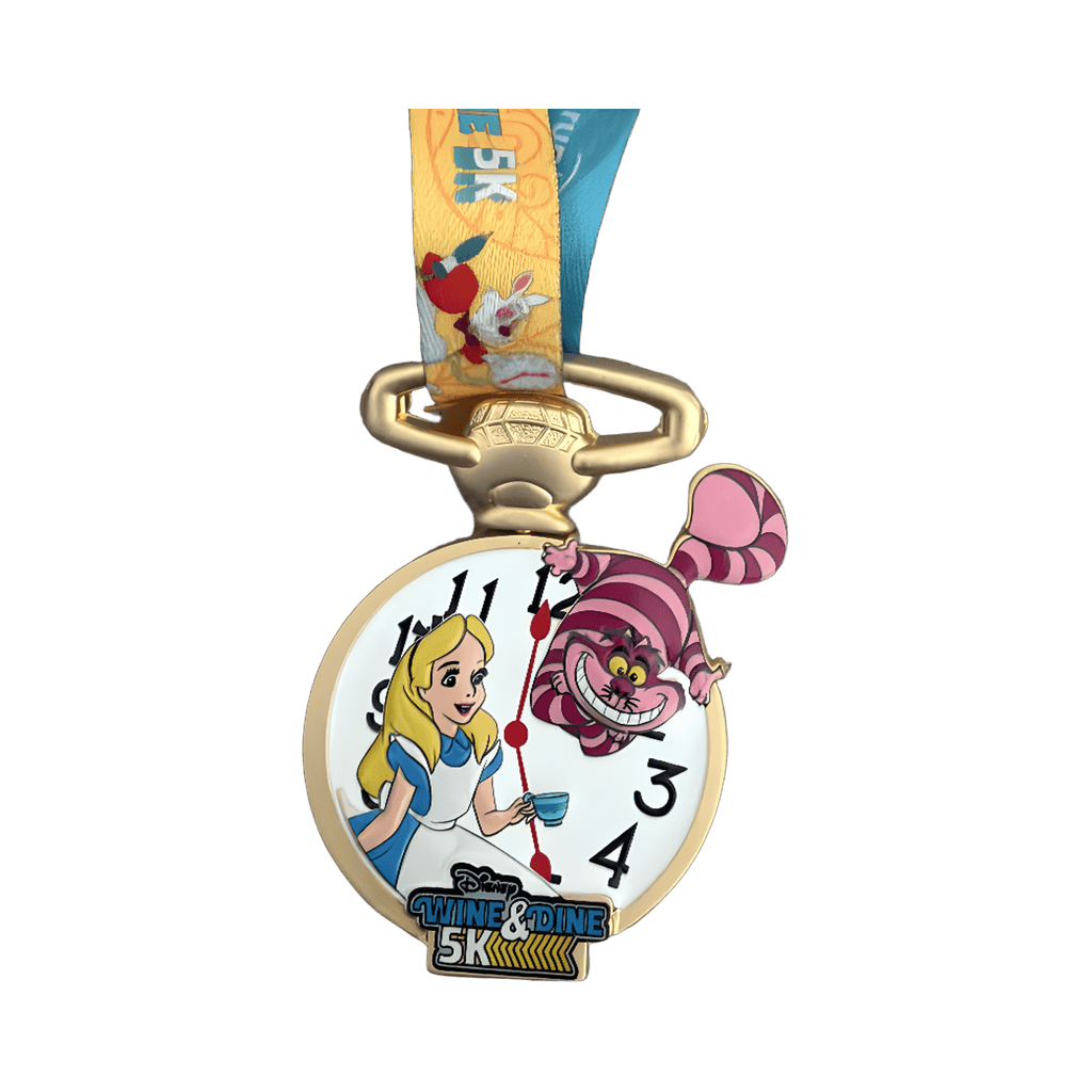 Alice and Cheshire Cat Medal Disney pin