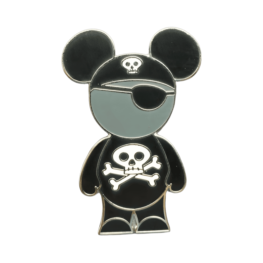 Pirate (Light Gray Face) Disney pin