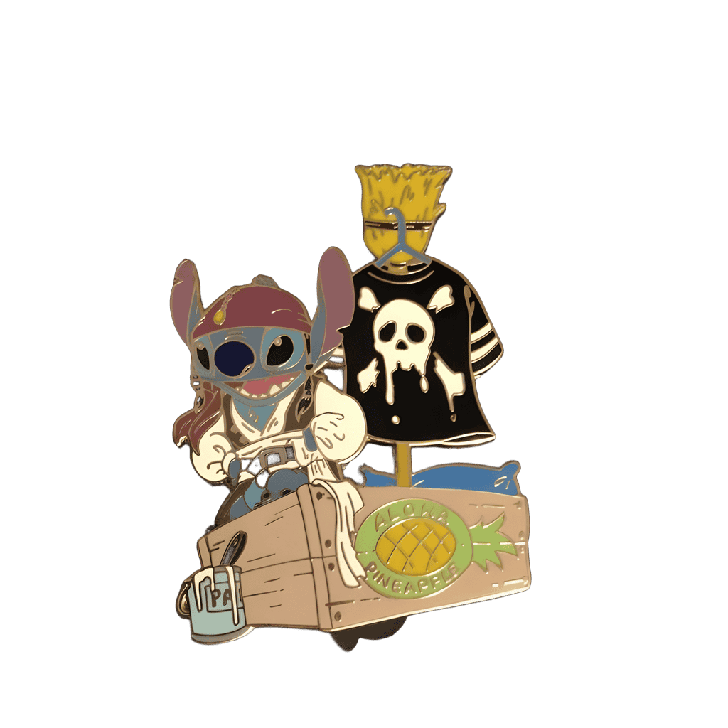 Stitch Pirates of the Caribbean Jumbo Disney pin