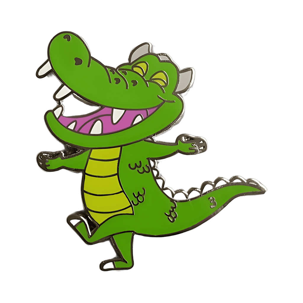 Laughing Crocodile Disney pin
