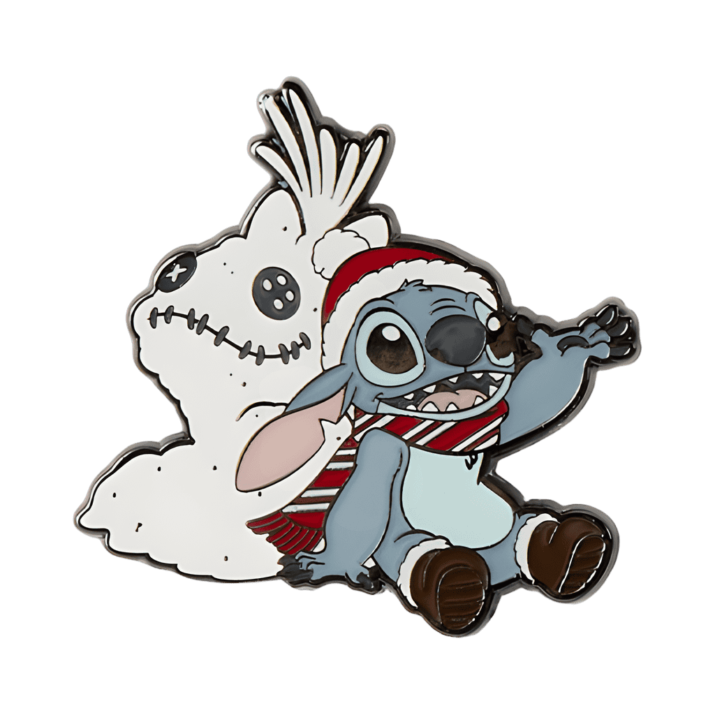 Stitch with Snow Scrump Disney pin