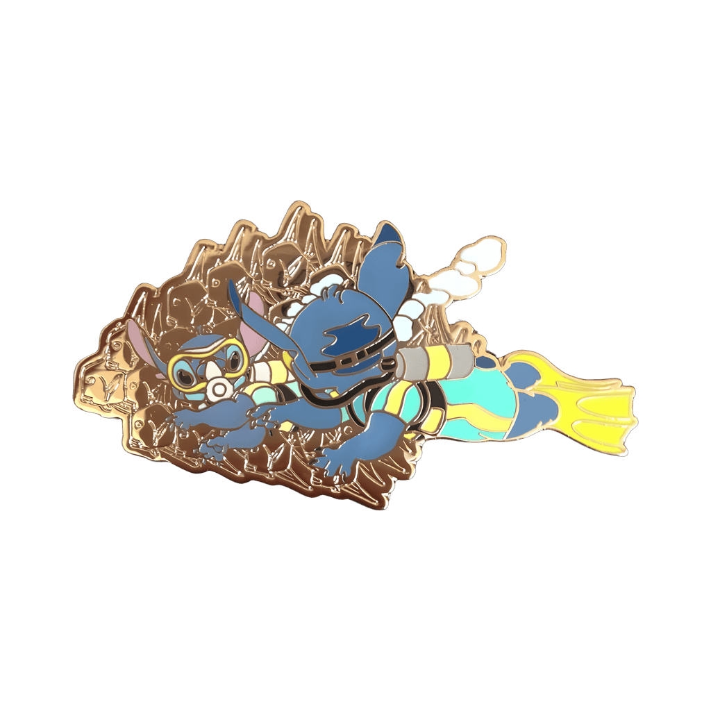 Stitch with Reflection Disney pin