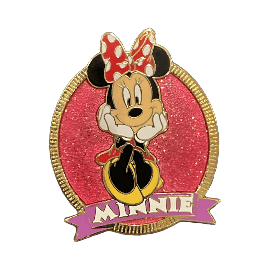 Glitter Minnie Disney pin