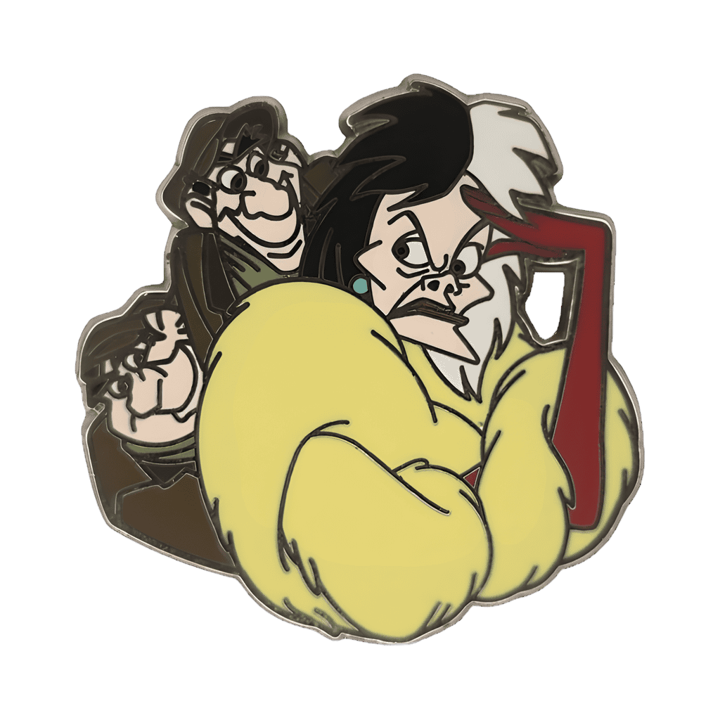 Cruella, Horace, and Jasper Disney pin