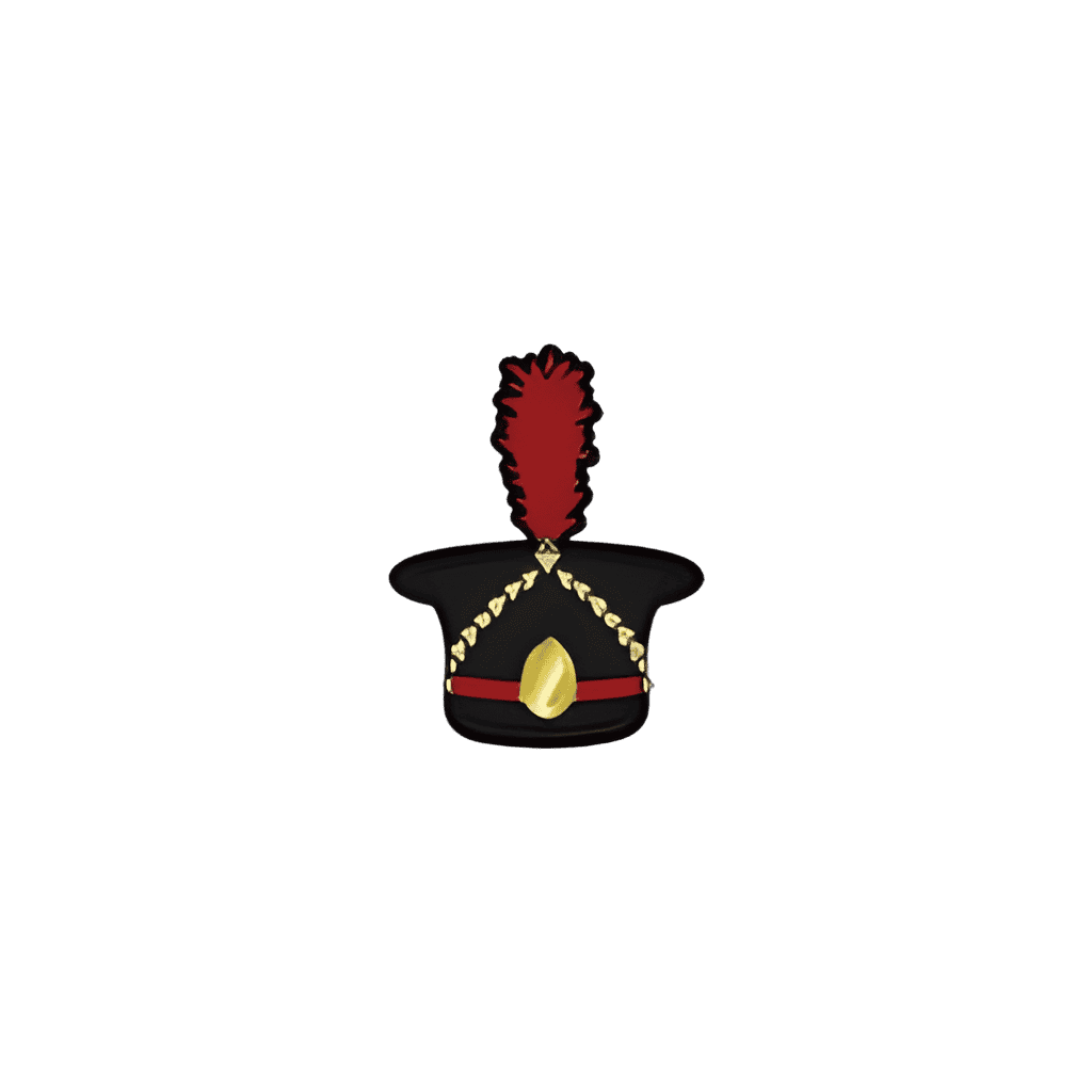 Cater Diamond Playful Dress Feathered Hat Disney pin