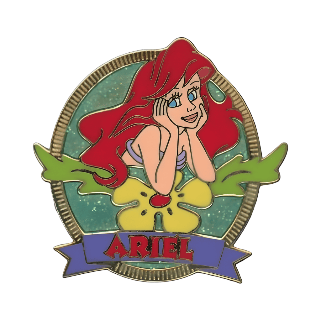 Ariel JDS Glitter Oval Disney pin