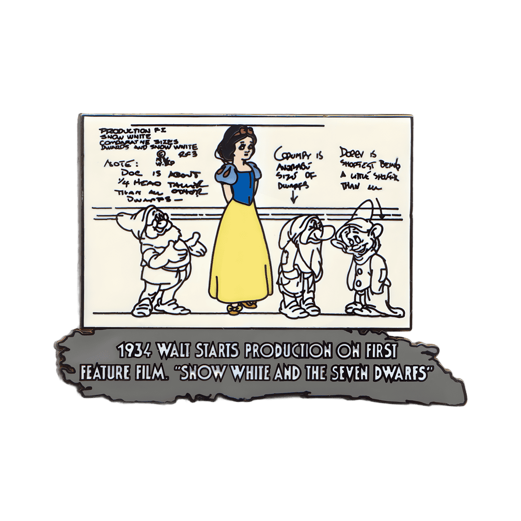 1934 Walt Starts Production on First Feature Disney pin