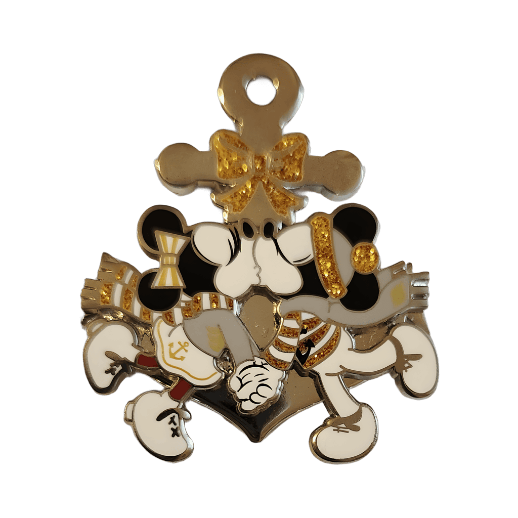 Mickey and Minnie Kissing Holiday - Disney Cruise Line Disney pin