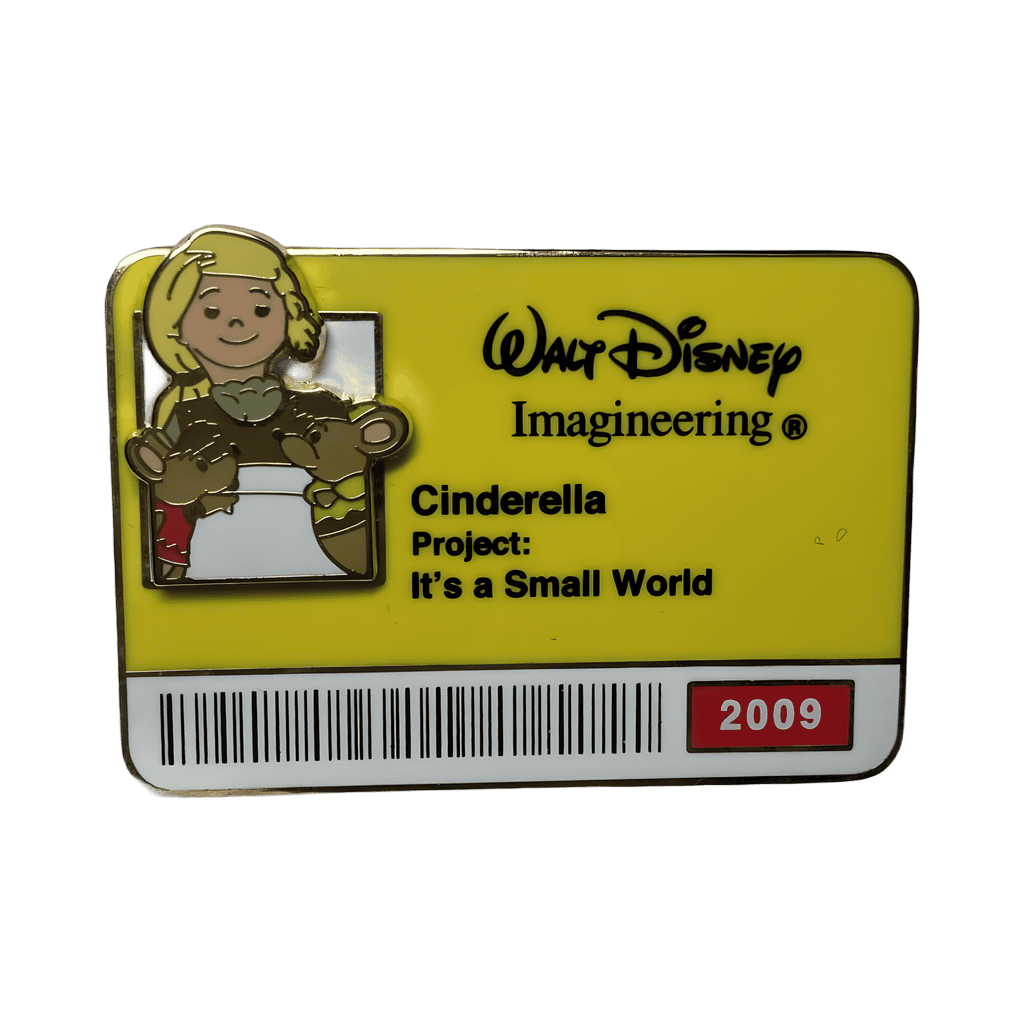 Cinderella ID Badge Disney pin