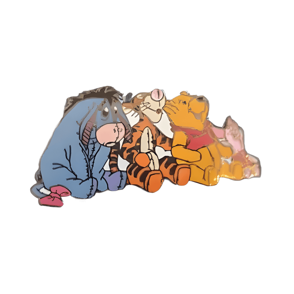 Pooh and Friends Star Gazing 2 Pin Set - Pooh, Tigger, Piglet and Eeyore Disney pin