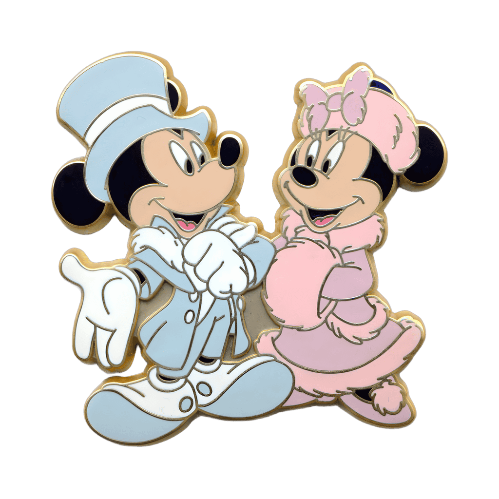Mickey and Minnie Disney pin
