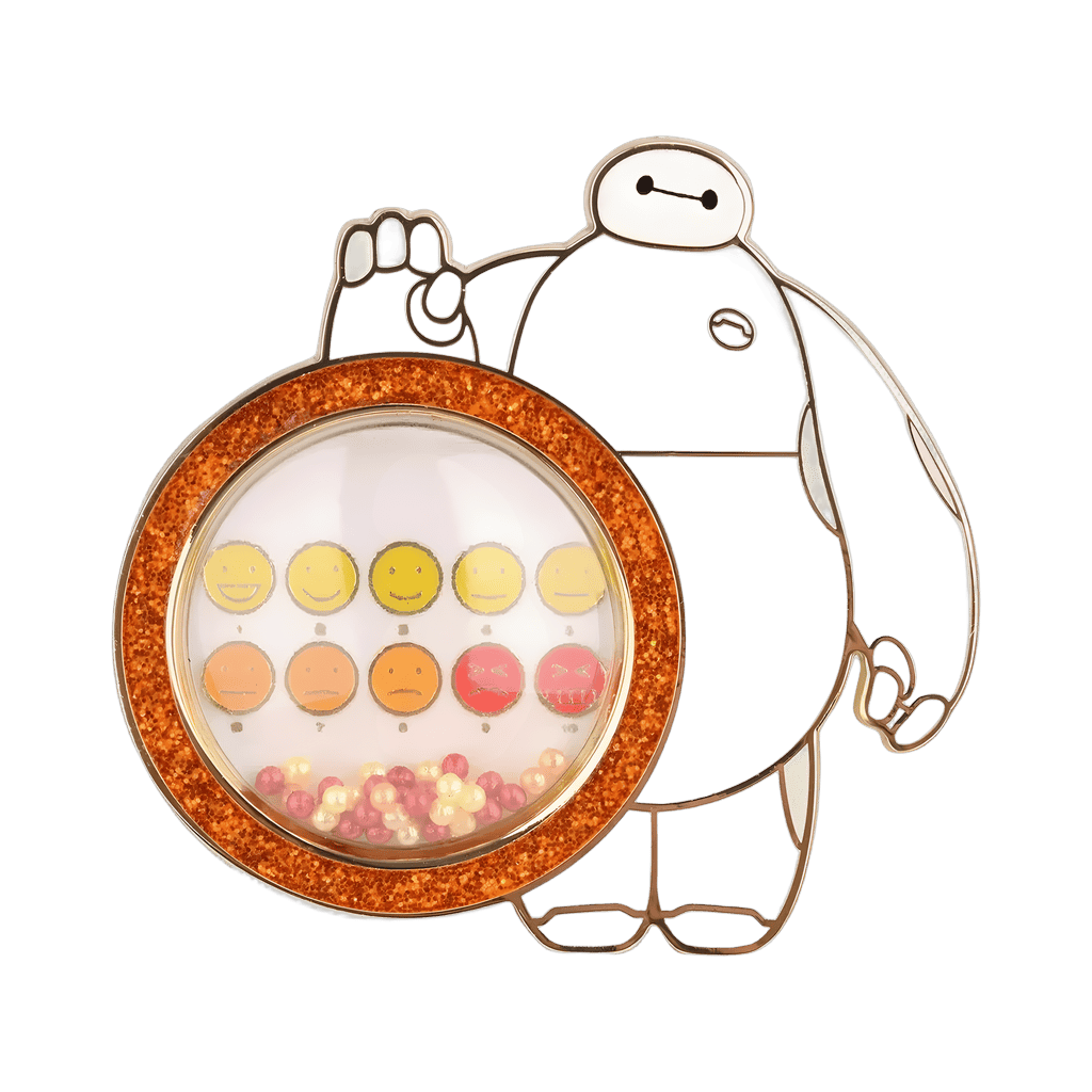 Baymax - Pain rating dome Disney pin