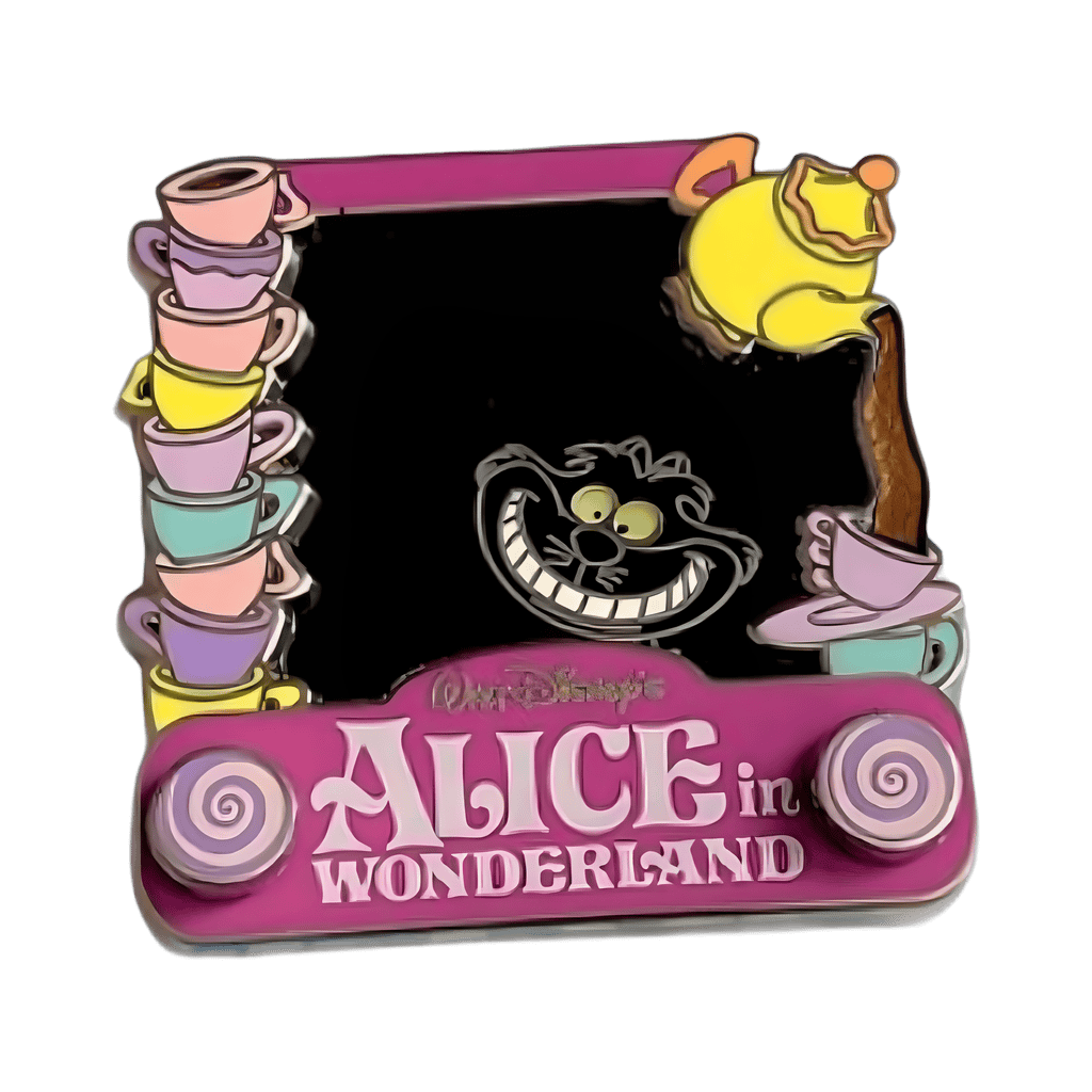 LE Variant 1 - Cheshire Yellow and Black Disney pin