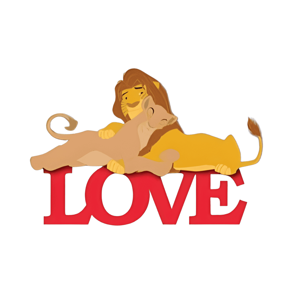 Simba & Nala Disney pin