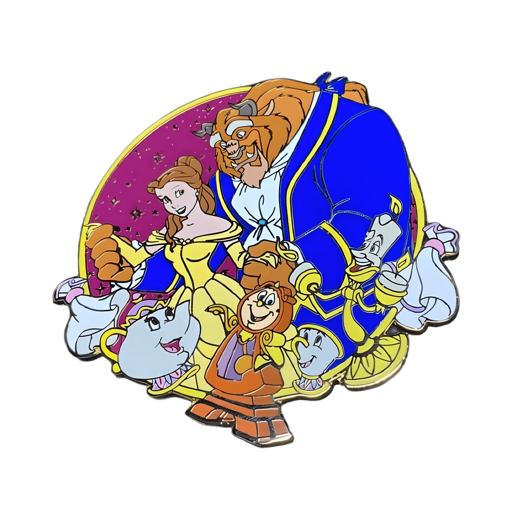 Beauty and the Beast Jumbo Cast Cluster Disney pin