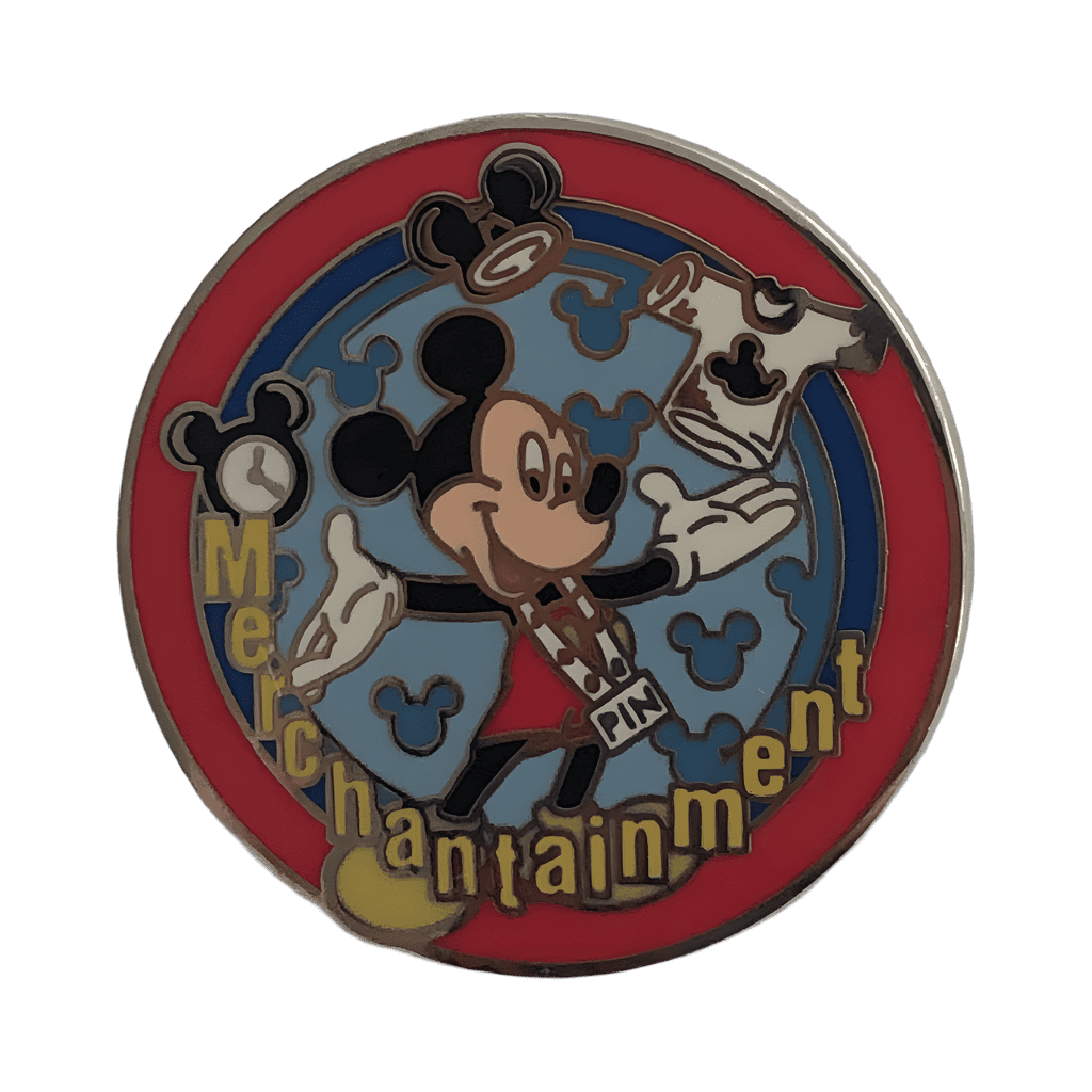 Red Merchantainment Mickey Disney pin