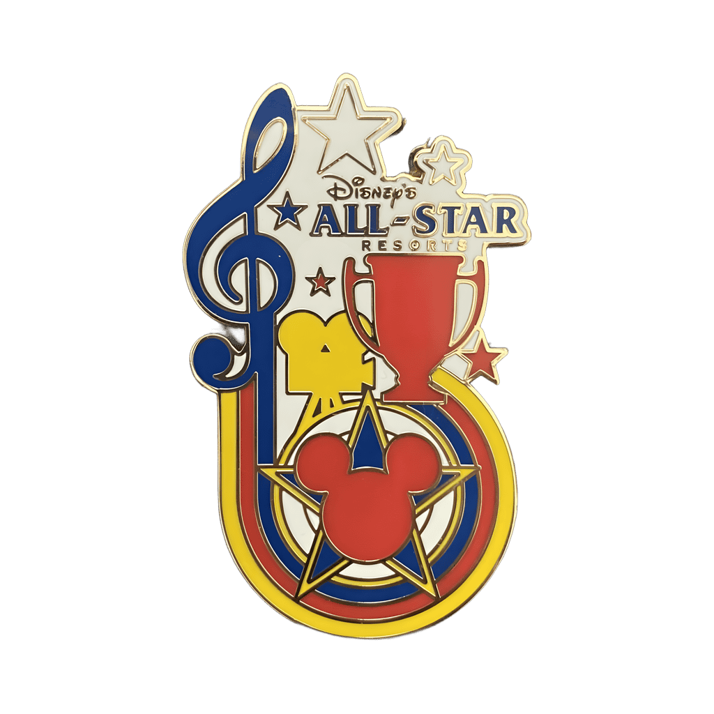 Treble Clef Rainbow Logo Disney pin