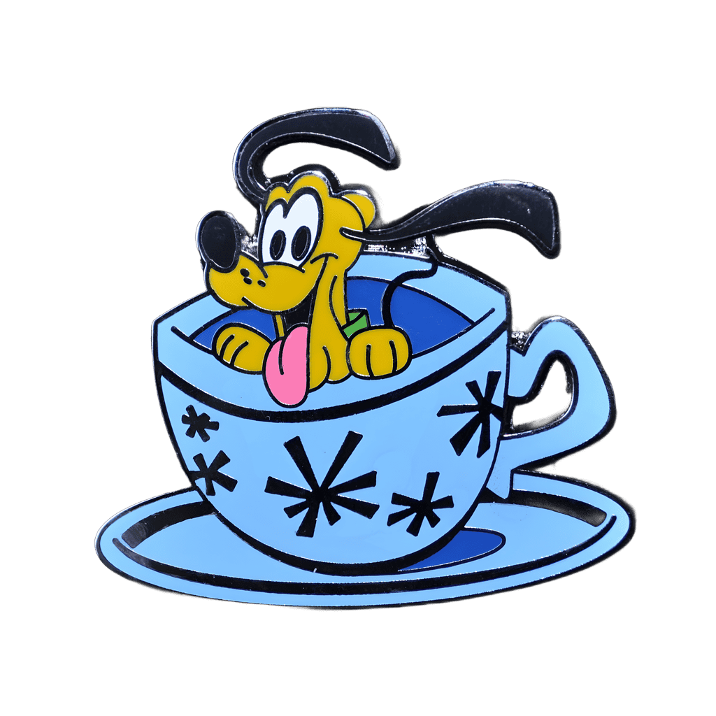 Pluto in Teacup Disney pin
