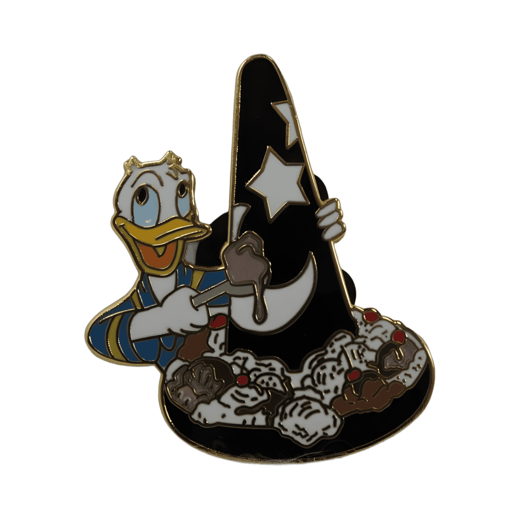 Donald Duck Eating Ice Cream Disney pin