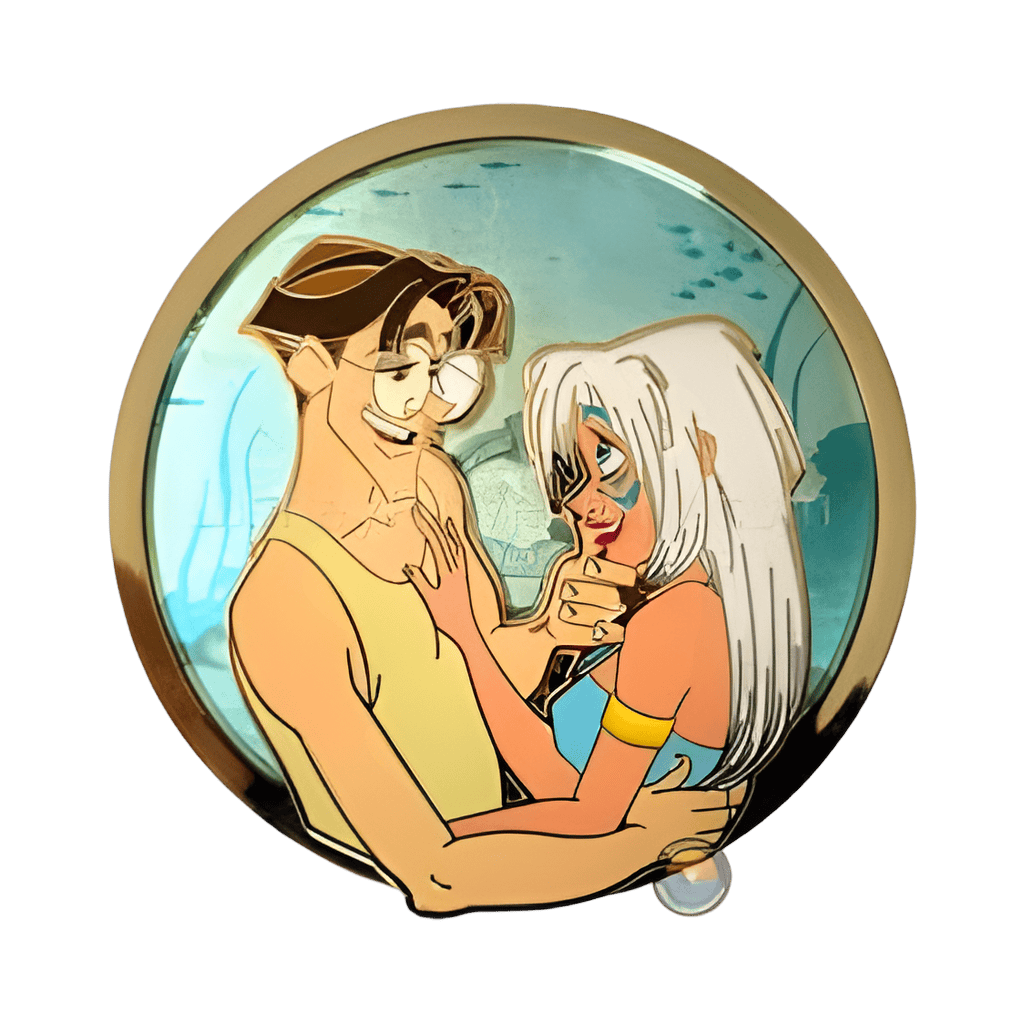 Love in Atlantis Disney pin