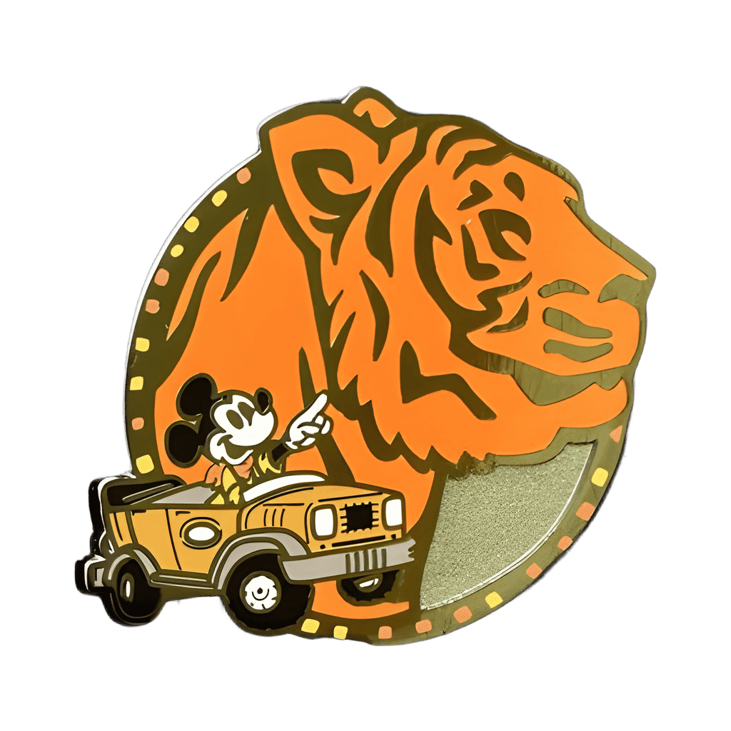 Safari Mickey with Tiger Disney pin