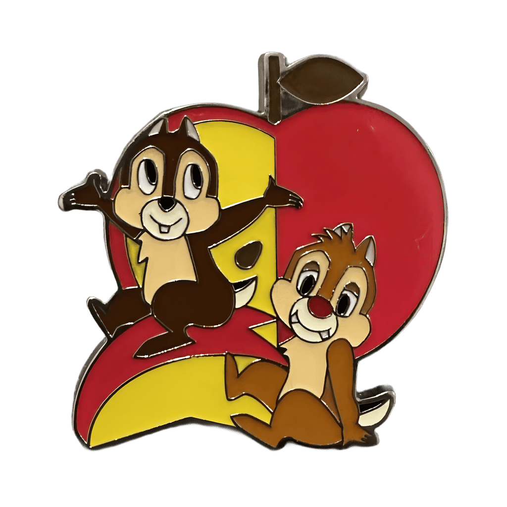 Chip and Dale - Apple Disney pin