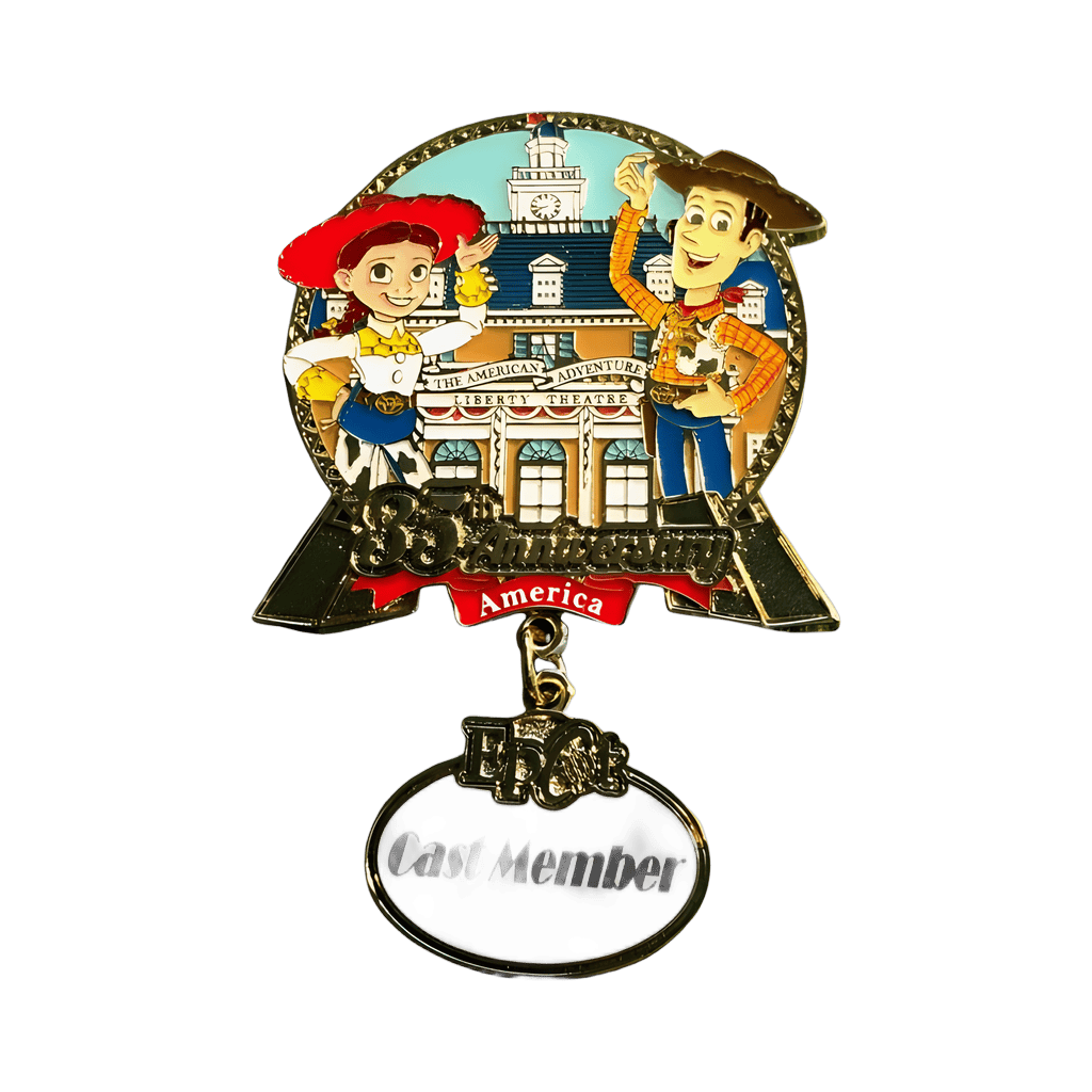American Adventure Pavilion - Woody, Jessie Disney pin