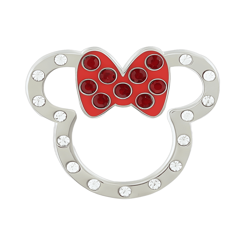 Minnie Mouse Icon Cutout with Jewels/Gems Disney pin