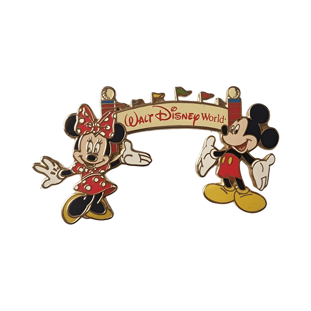 Mickey and Minnie Sign Disney pin