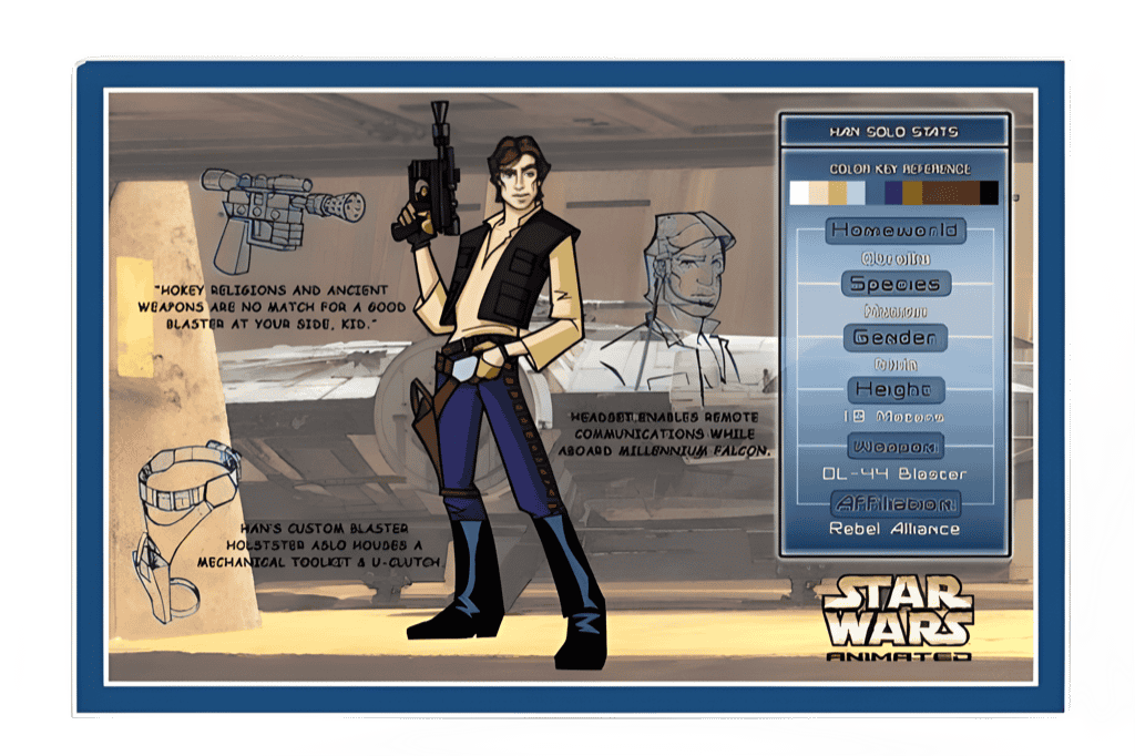 Han Solo Disney pin