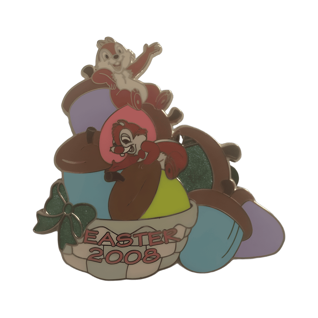 Chip and Dale Acorn Easter Basket Disney pin