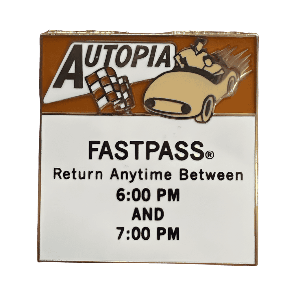 Autopia Disney pin