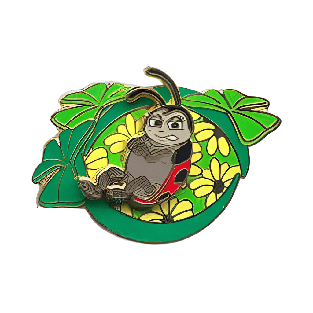 Francis' Ladybug Boogie Flower Spinner Disney pin