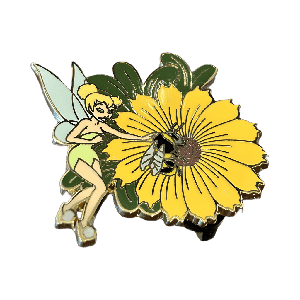 Tinker Bell Petting Bee on Sunflower Disney pin