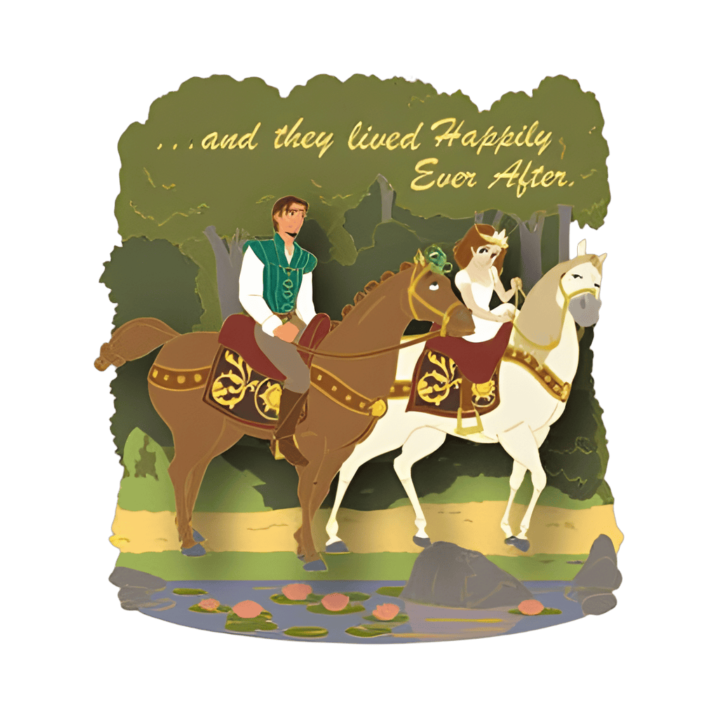 Rapunzel and Flynn Rider Disney pin