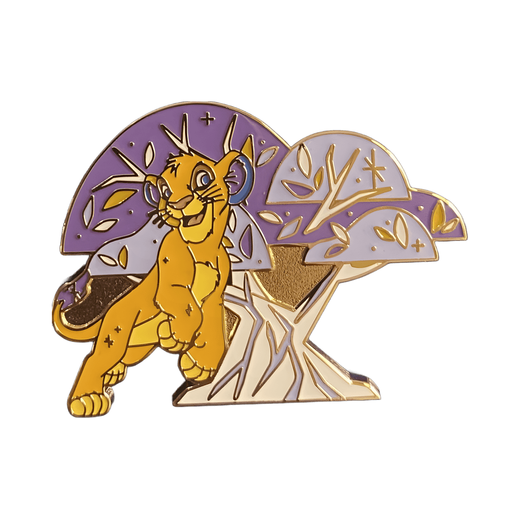 Animal Kingdom and Simba Disney pin