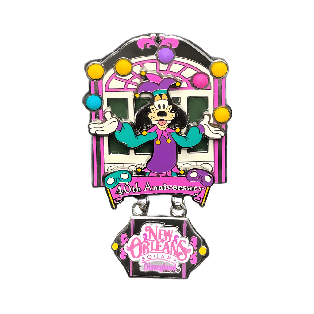 40th Anniversary - New Orleans Square - Goofy Disney pin
