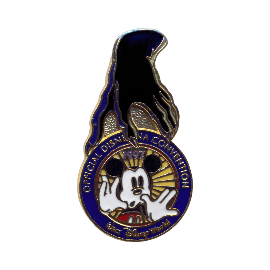 Logo Pin with Chernabog's hand & Mickey Mouse Disney pin
