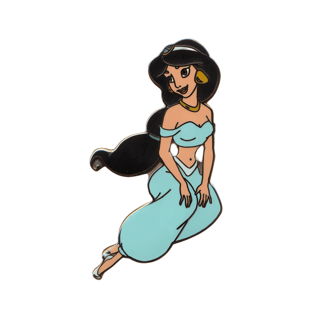 Jasmine Sitting to One Side Disney pin